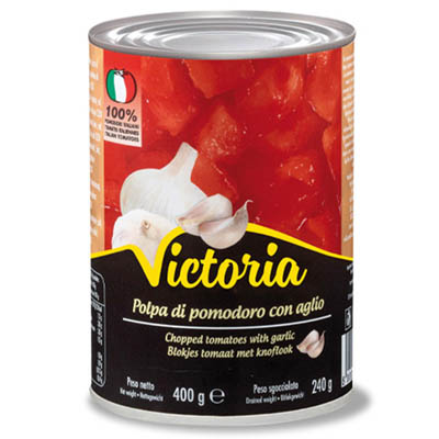 Victoria valkosipuli tomaattimurska 400g/240g